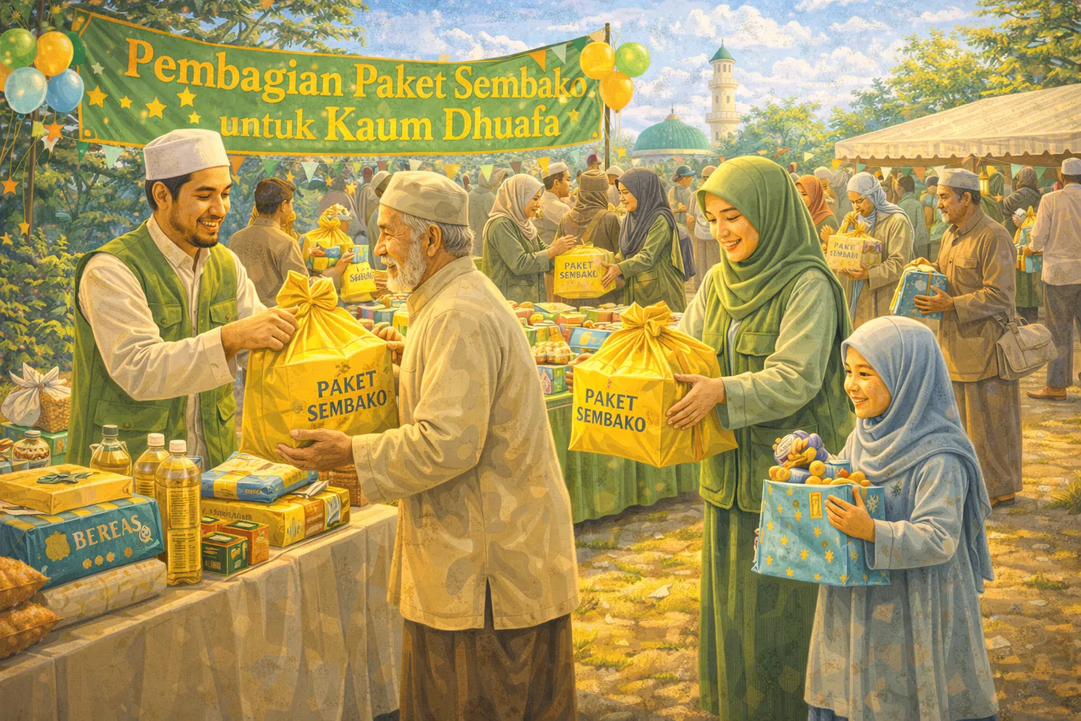 Pembagian Sembako Kaum Dhuafa